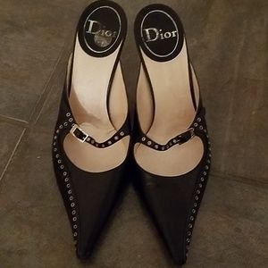 Christian Dior leather heels
